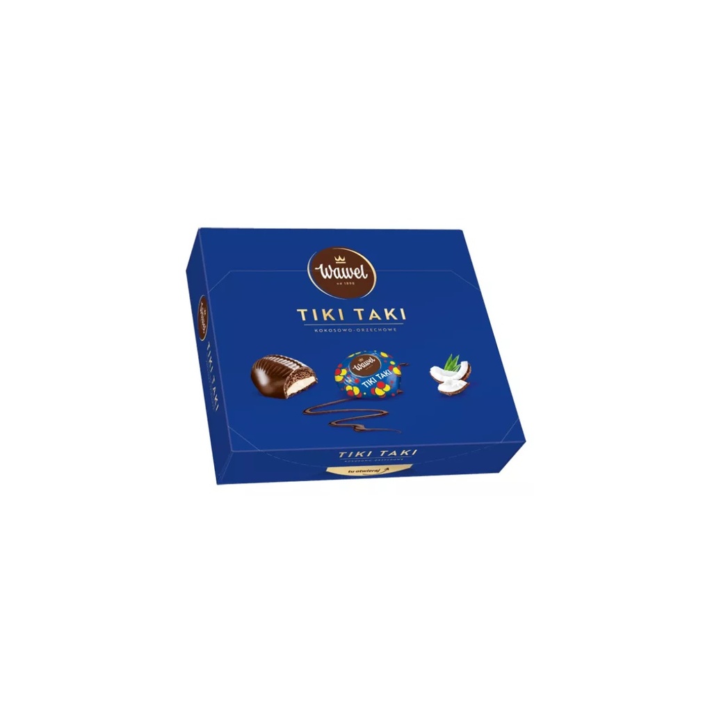 Chocolats Fourrés à la Noix de Coco et aux Cacahuètes Wawel 330 g