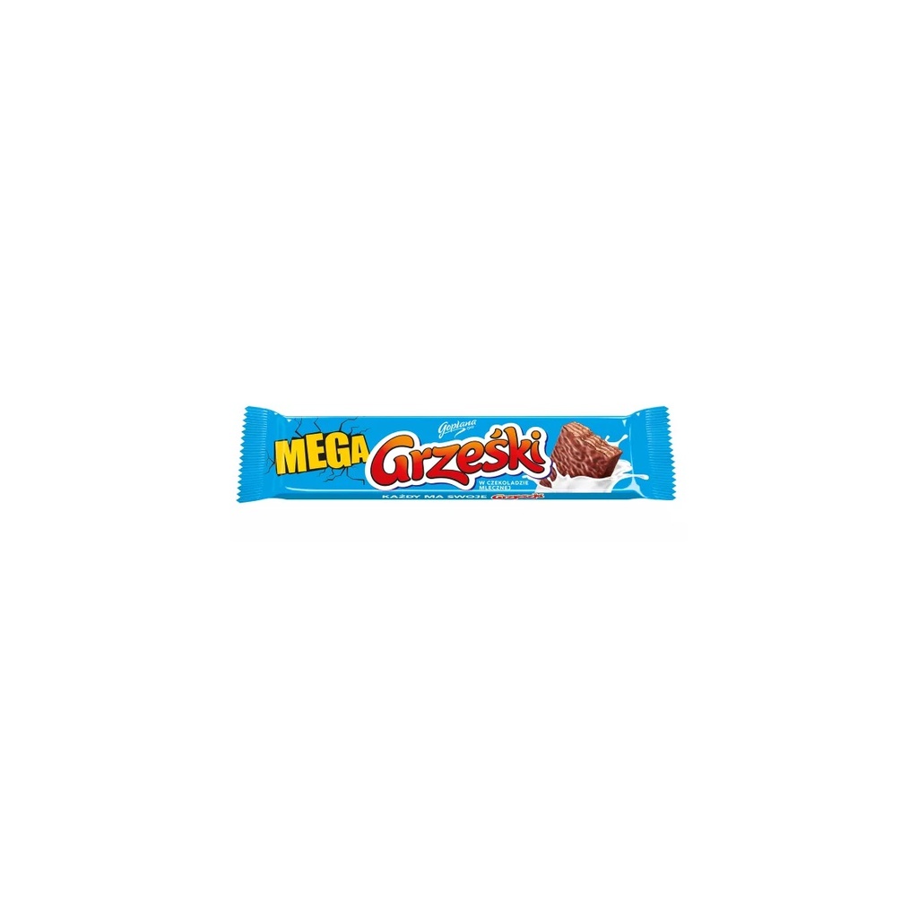 Wafelek Grześki Mega w Mlecznej Czekoladzie 48 g