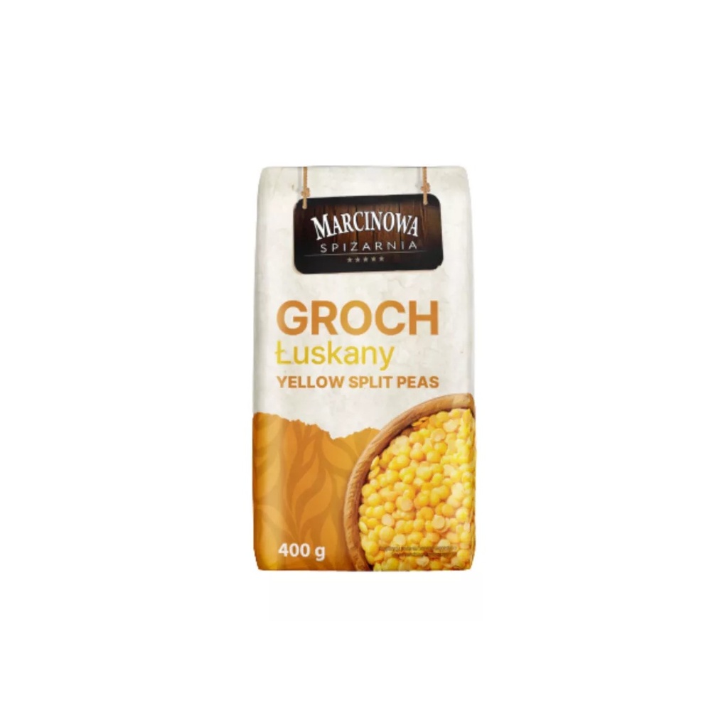Groch łuskany połówki Marcinowa Spiżarnia 400 g