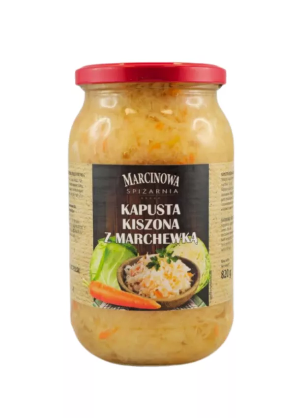 Choucroute au chou fermenté et carottes Marcinowa Spiżarnia 820 g