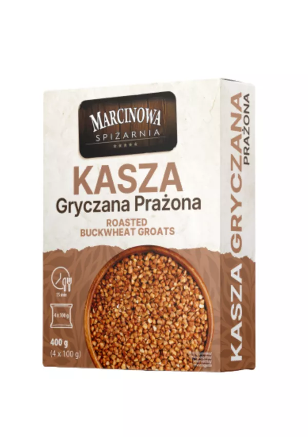 Kasza Gryczana Prażona Marcinowa Spiżarnia 4 x 100 g