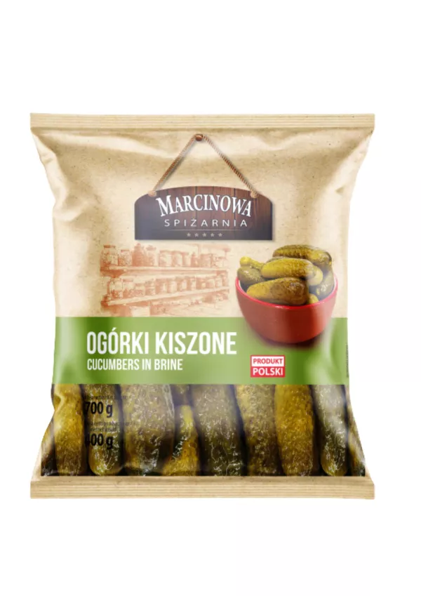 Ogórki Kiszone Marcinowa Spiżarnia 700 g/400 g