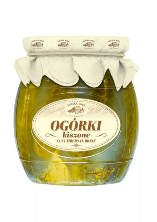 Cornichons fermentés Polska Wieś 740 g