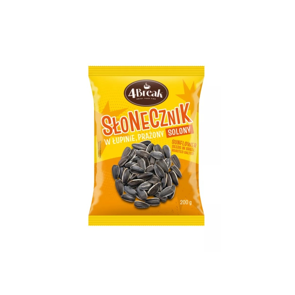 Słonecznik prażony solony w łupinie 4 Break 200 g