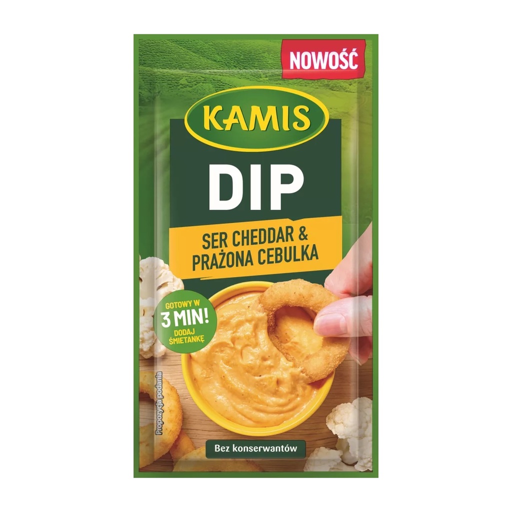 Sauce Dip au Cheddar et à l’Oignon Grillé Kamis 20 g