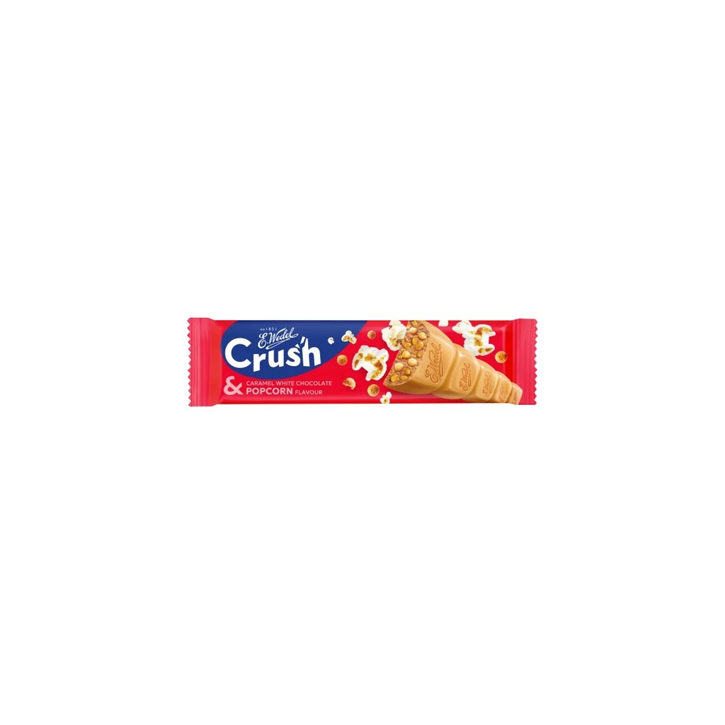 Baton Crush Popcorn w karmelowej czekoladzie Wedel 25 g