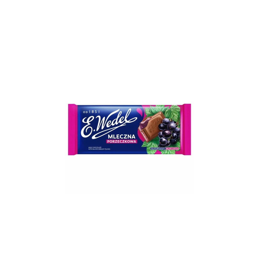 Chocolat au Lait au Cassis Wedel 100 g
