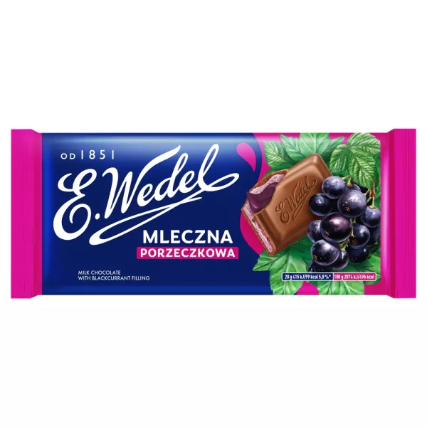 Czekolada Smaki Lata Mleczna Porzeczkowa Wedel 100 g