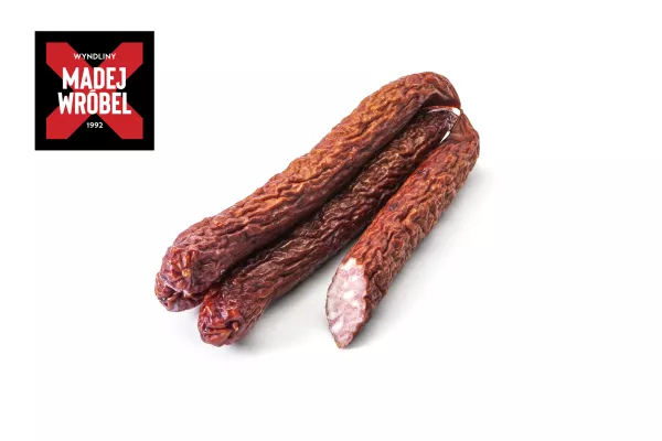 Kiełbasa Extra Sucha z Indykiem Madej Wróbel 300 G