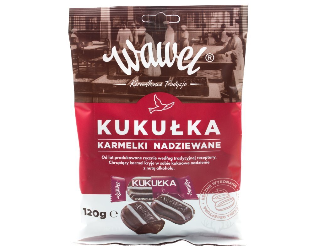 Wawel Caramels au cacao Kukułka 105 g