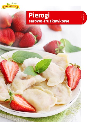 Pierogi z serem i truskawkami 400g - Grześkowiak