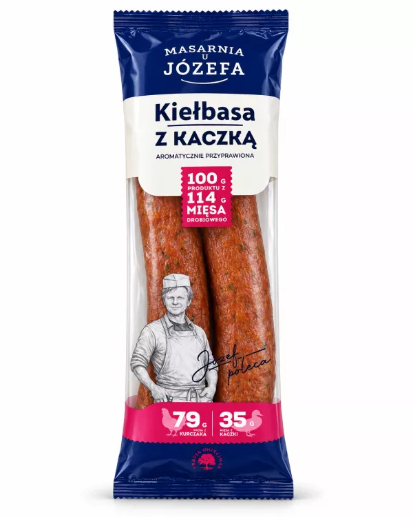 Kiełbasa z Kaczką Masarnia u Józefa JBB 350 g
