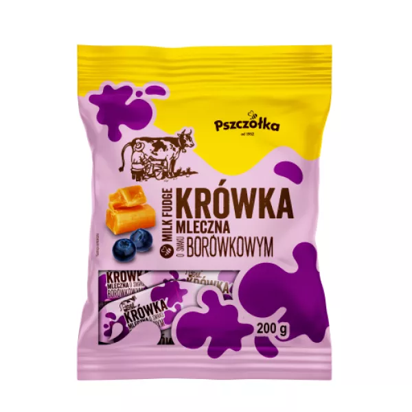 Krówki Mleczna Borówka Pszczółka 200 g