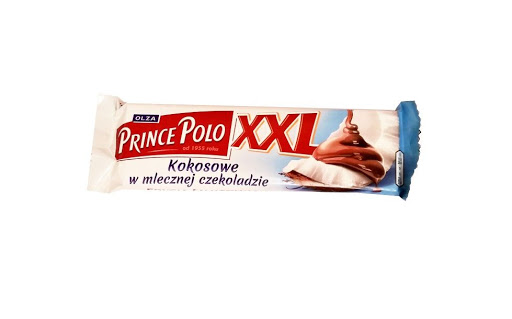 Gaufrette saveur de noix de coco  "Prince Polo XXL" 50g