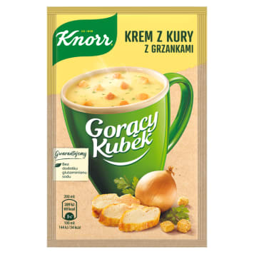Knorr gorący kubek Krem z kury z grzankami 16g