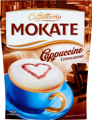Mokate Café Cappuccino aromatisé chocolat 110g