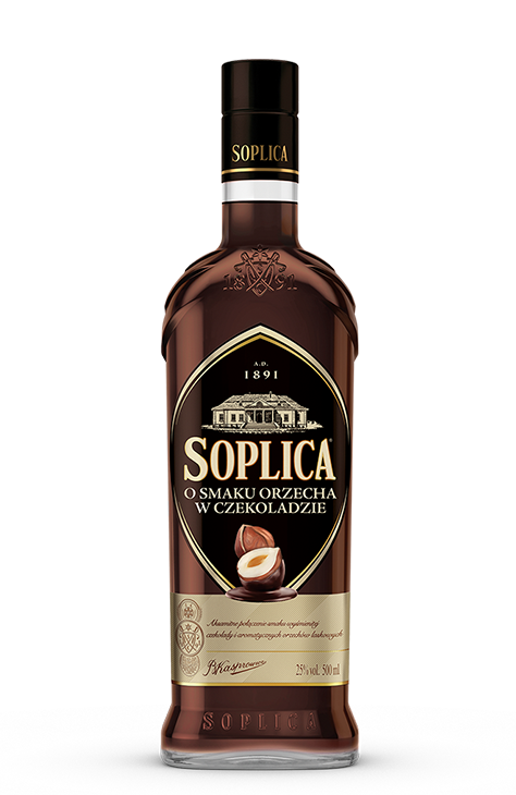 Liqueur de vodka - noisette au chocolat 25% 500ml Soplica