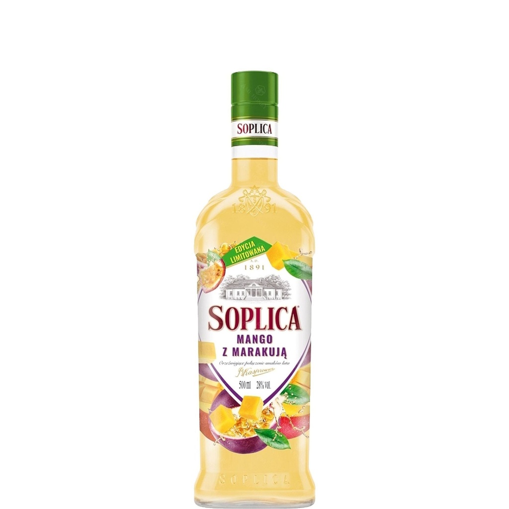 Soplica Mangue Fruit de la Passion 28% Liqueur de Vodka 500ml