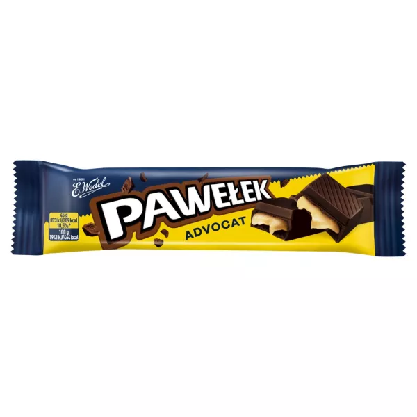 [r008-01-00276-r008-359] Barre Chocolatée Pawełek à la Crème d’Œuf Wedel 45 g