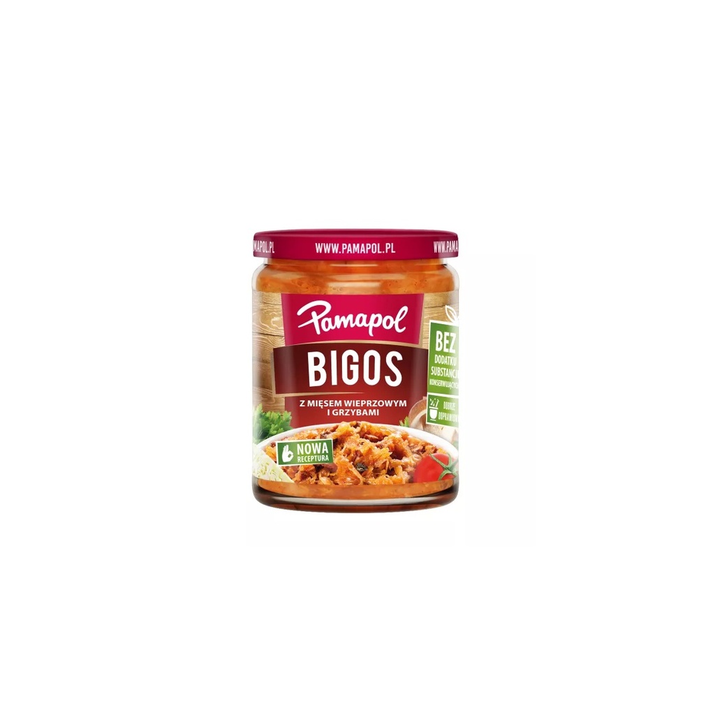 Bigos à la Viande et aux Champignons Pamapol 500 G