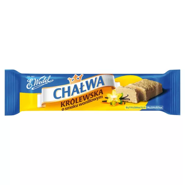Chałwa Sezamowa Wanilia Krolewska Wedel 50 g