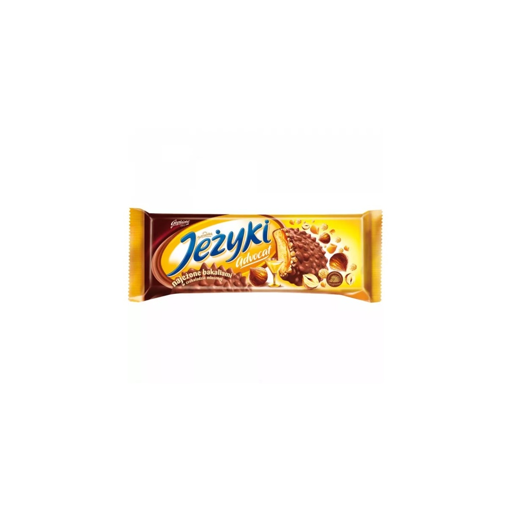 Ciastka Jeżyki Advoccat w Czekoladzie Goplana 140 G