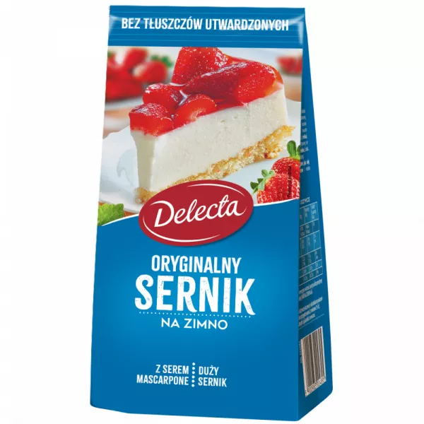 Ciasto w proszku Sernik Błyskawiczny Delecta 154 g