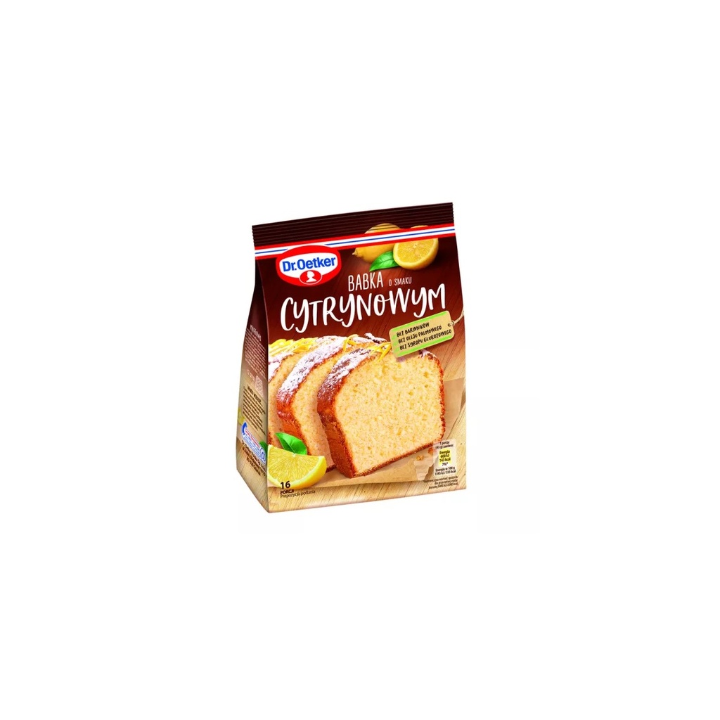 [r005-01-00168-r005-223] Babka Cytrynowa Dr. Oetker 375 g