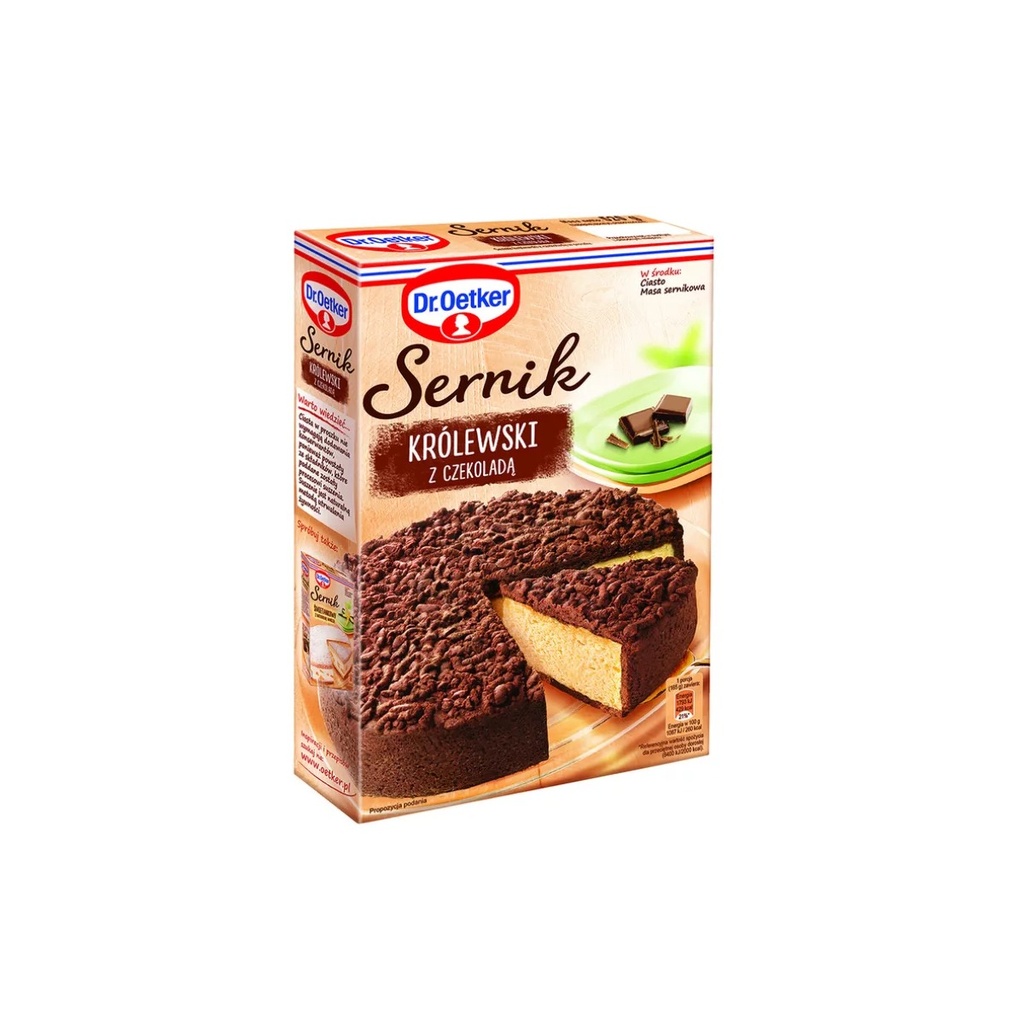 [r005-01-00169-r005-225] Préparation pour Gâteau Royal au Fromage et au Chocolat Dr. Oetker 520 g