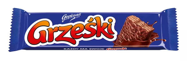Gaufrette cacao enrobée de chocolat Goplana Grześki 36 g