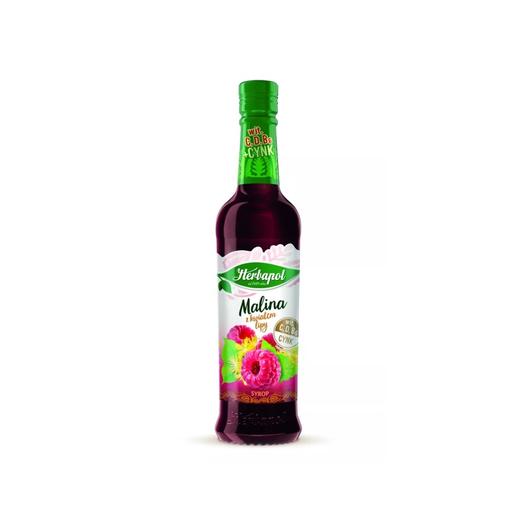 [r002-01-00044-r002-070] Sirop de Framboise et Tilleul Herbapol 420 ml