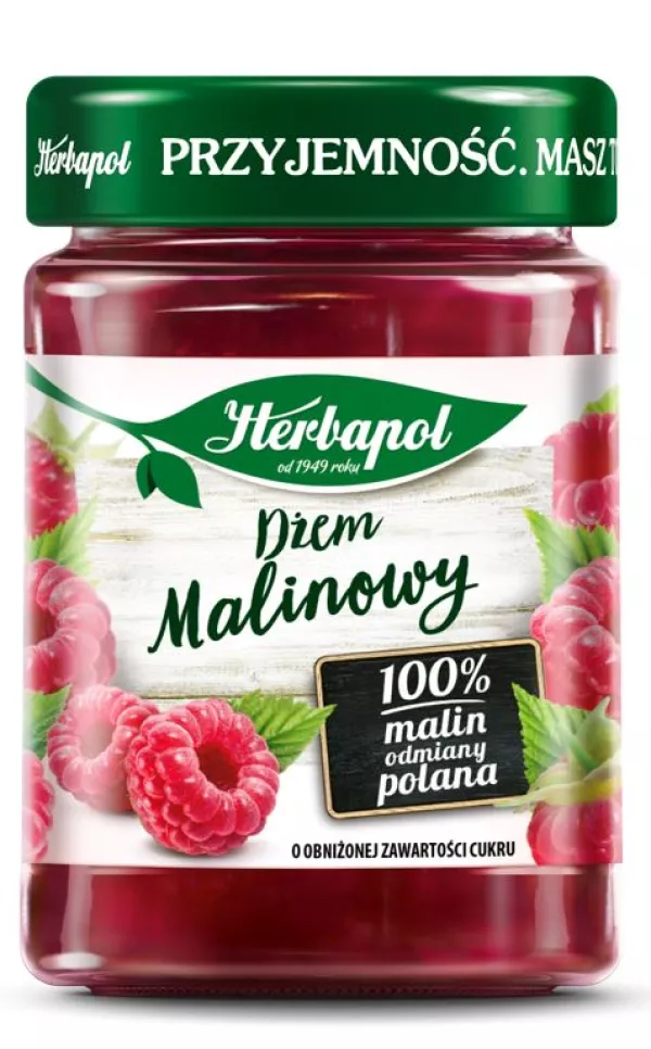 Confiture de framboises Herbapol 280 g