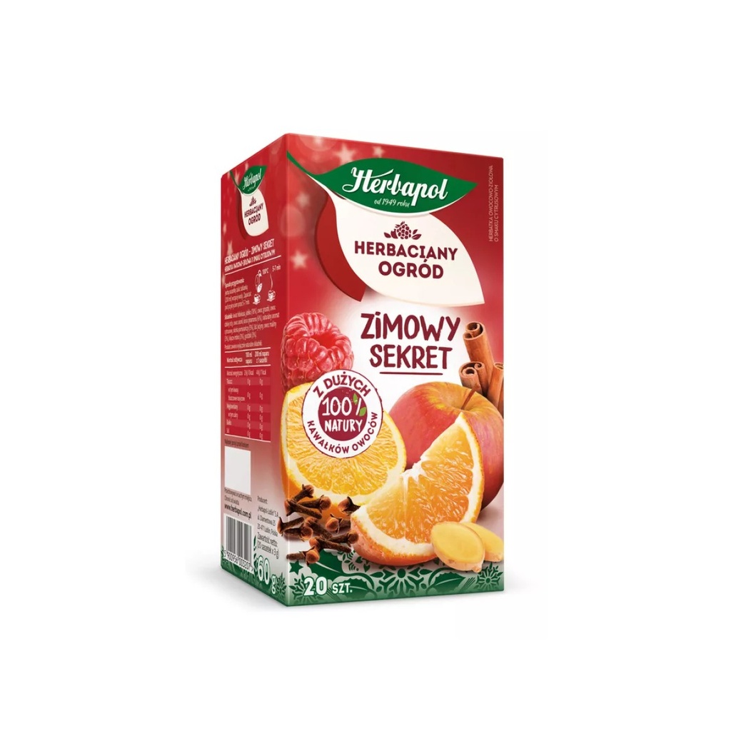 Herbata Owocowa Zimowy Sekret Herbapol 20 × 3 G