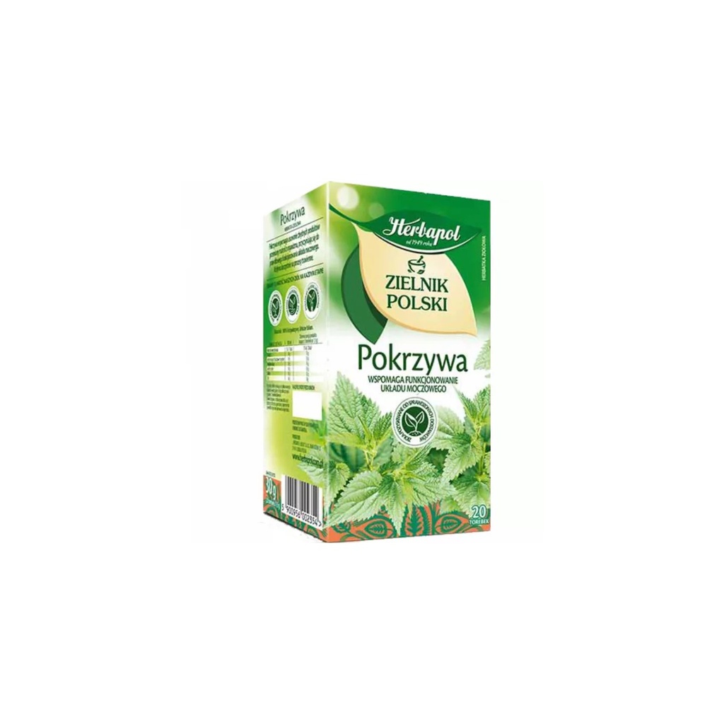 Herbata Ziołowa Pokrzywa Herbapol 20 × 1,5 G