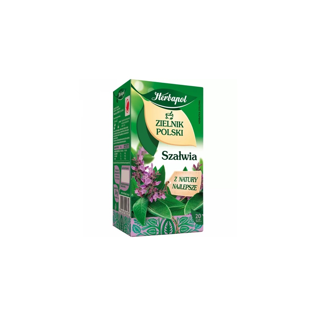 Herbata Ziołowa Szałwia Herbapol 20 × 1,2 G