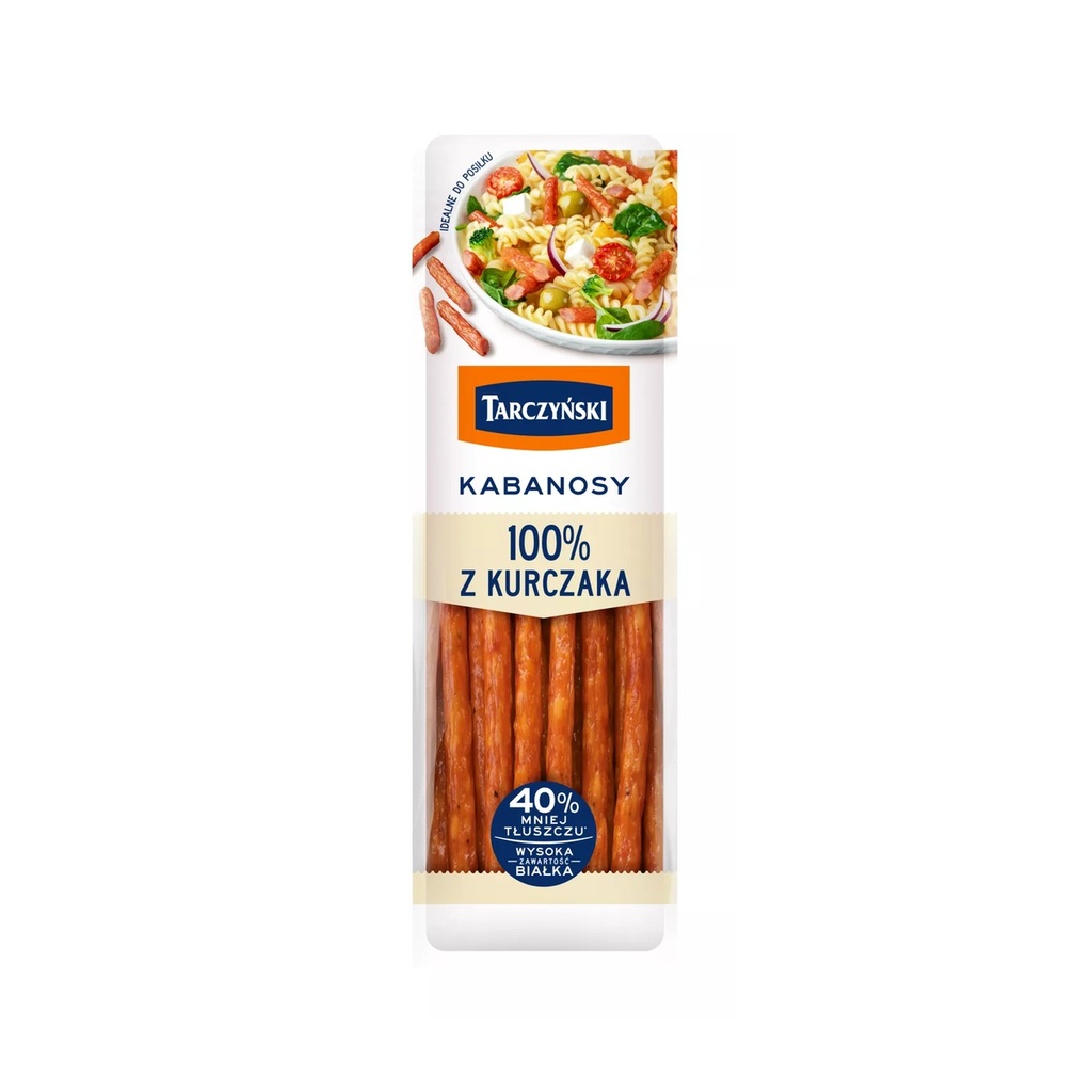 [rc01-01-00493-rc01-544] Kabanos 100% z kurczaka Tarczyński ok. 1,2 kg
