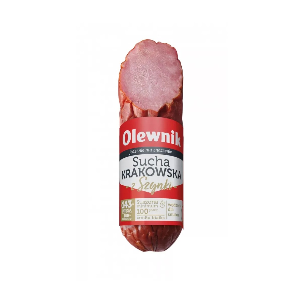 [rc03-04-00564-rc04-666] Kiełbasa Krakowska Sucha Olewnik 320 g