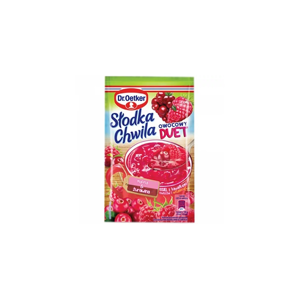 [r005-01-00170-r005-228] Dessert Gélifié à la Framboise et à la Canneberge Dr. Oetker 32 g