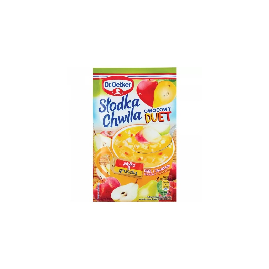 [r005-01-00172-r005-231] Dessert Gélifié à la Pomme et à la Poire Dr. Oetker 31,5 g