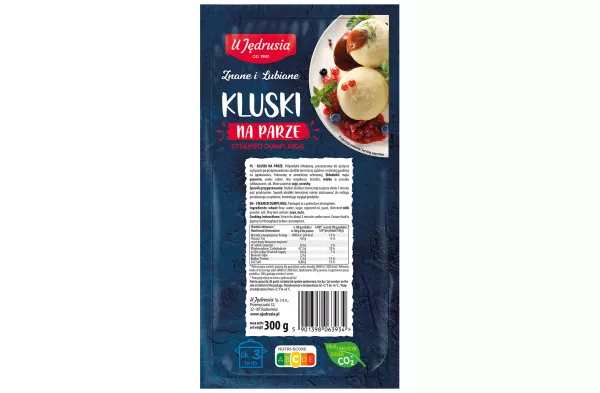 Kluski à la vapeur sans conservateurs U Jędrusia 300 g