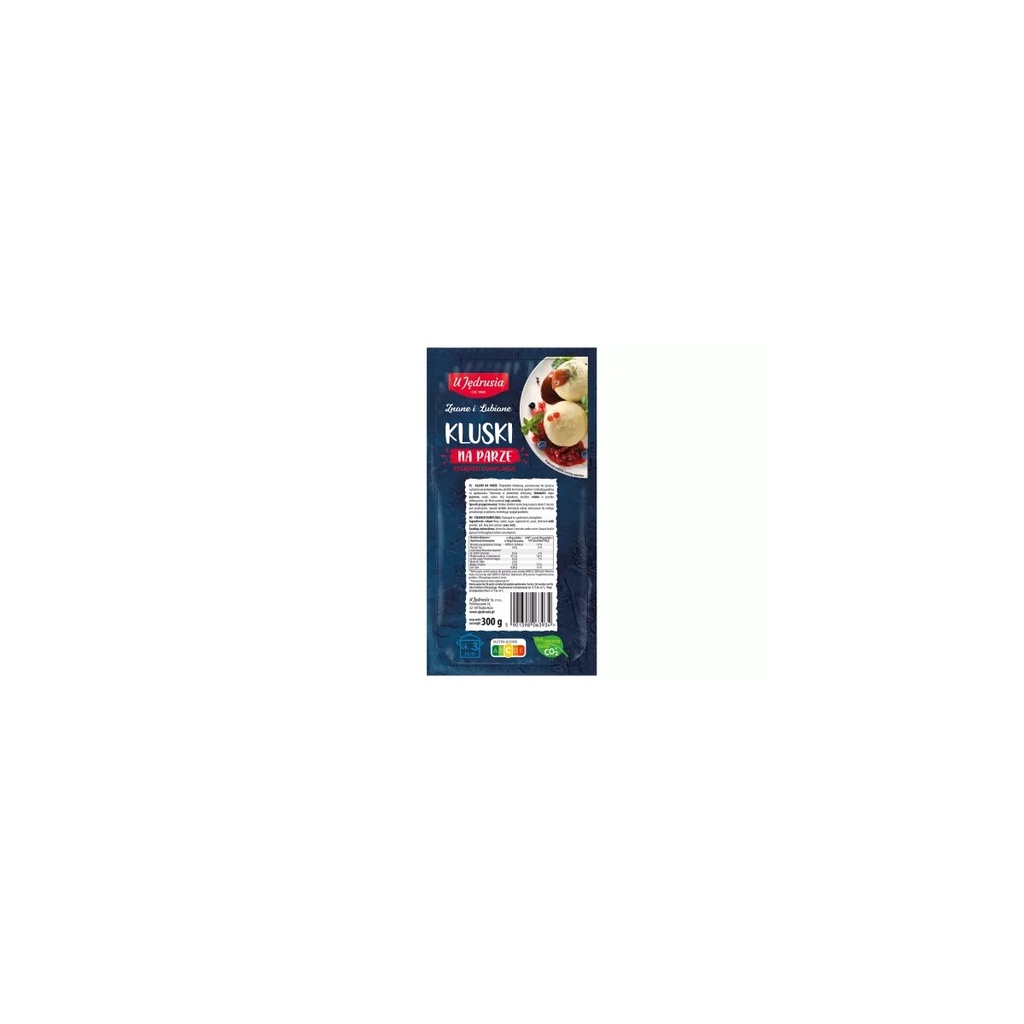 [rc02-03-00537-rc03-606] Kluski à la vapeur sans conservateurs U Jędrusia 300 g