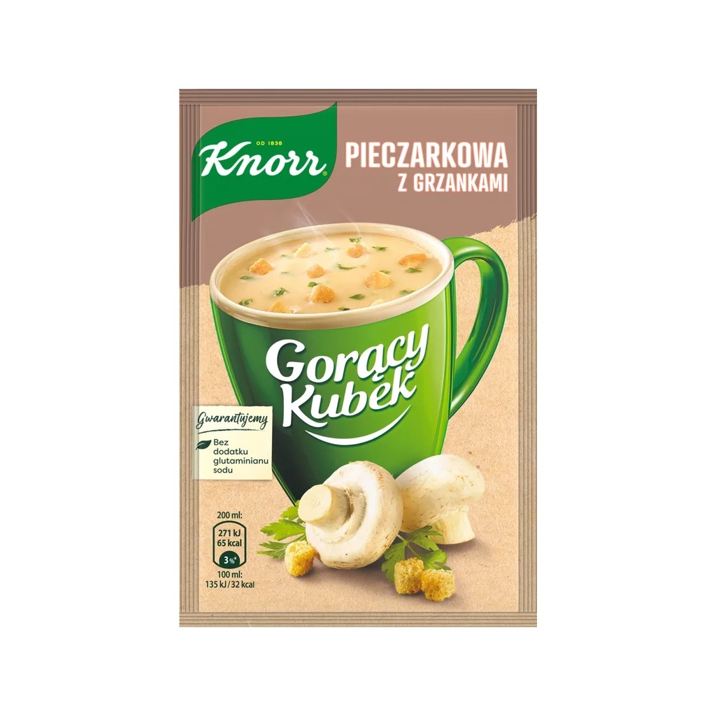 Soupe Instantanée aux Champignons et Croûtons Knorr 15 G