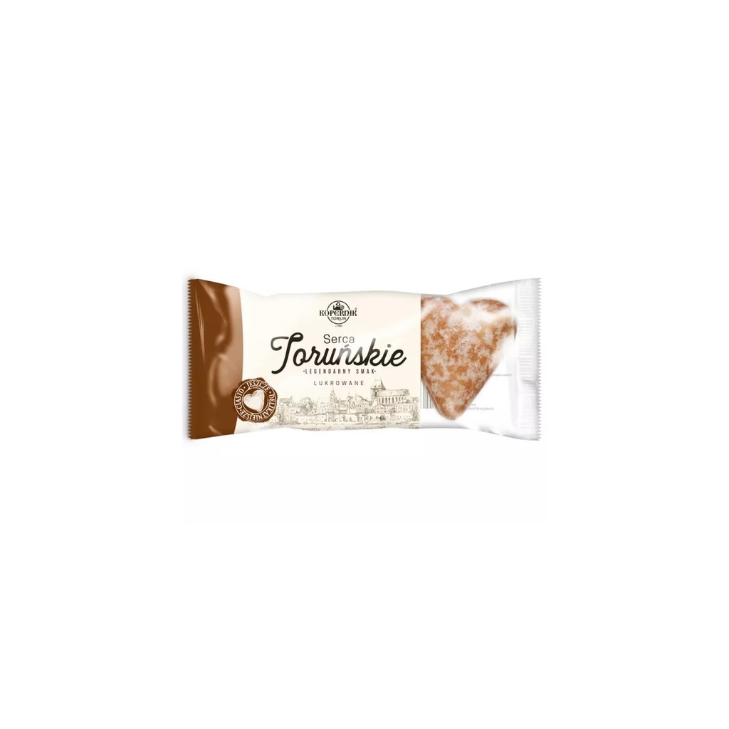 [r007-01-00252-r008-342] Cœurs de Pain d’Épices Glacés de Toruń Kopernik 120 g