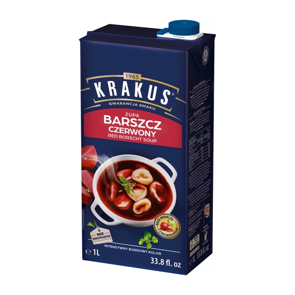 [r002-01-00053-r002-088] Barszcz Czerwony Krakus 1 l