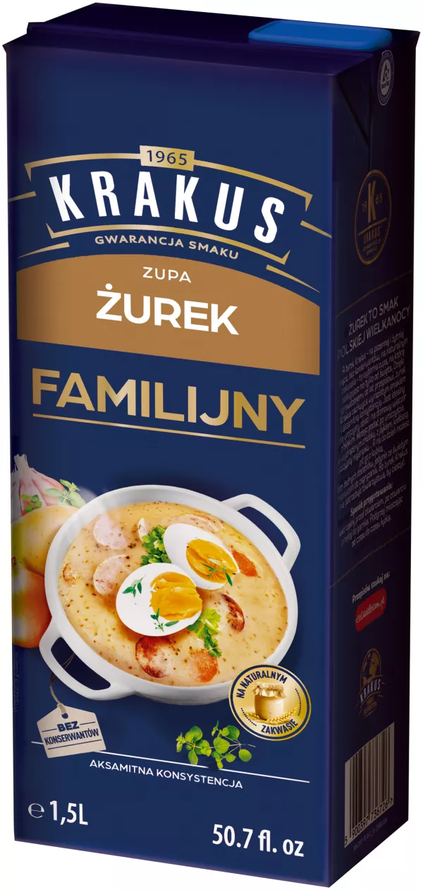 Soupe de seigle fermenté Żurek Krakus 1,5 l