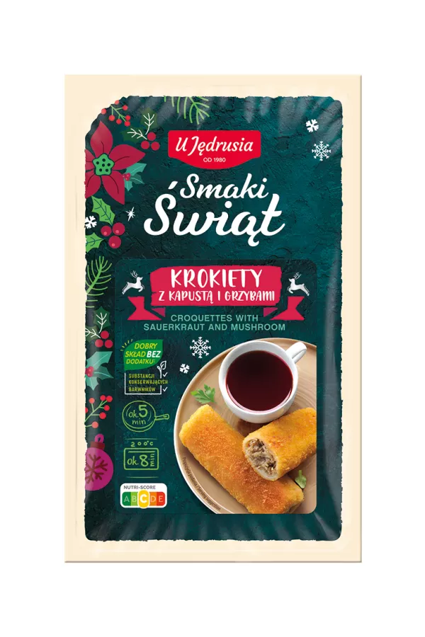 Croquettes farcies au chou et aux champignons U Jędrusia 400 g