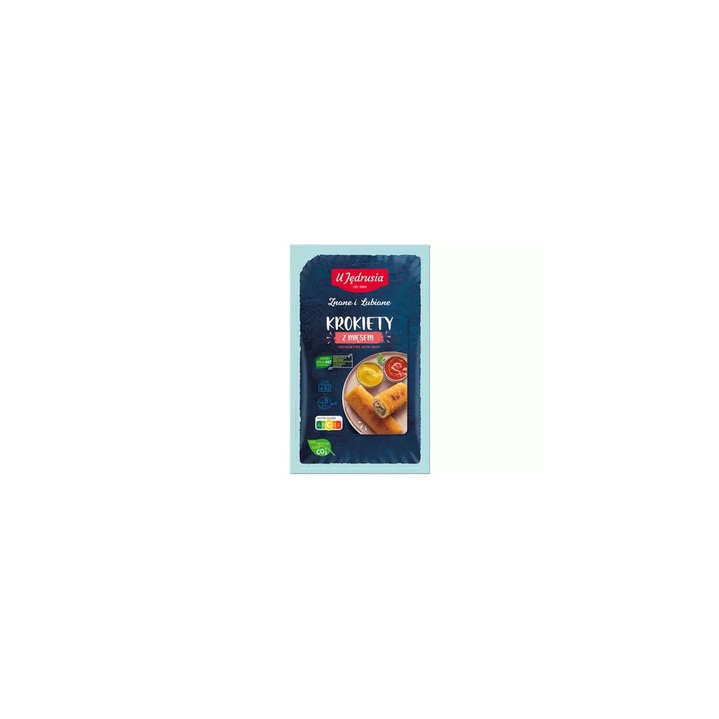 [rc02-04-00540-rc03-611] Crêpes Panées Farcies à la Viande Sans Conservateurs U Jędrusia 400 g
