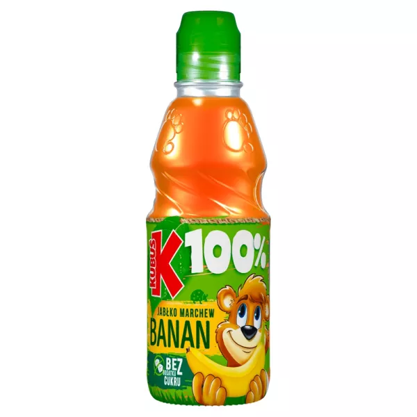 Jus 100% Banane Carotte Pomme Kubuś 300 ml