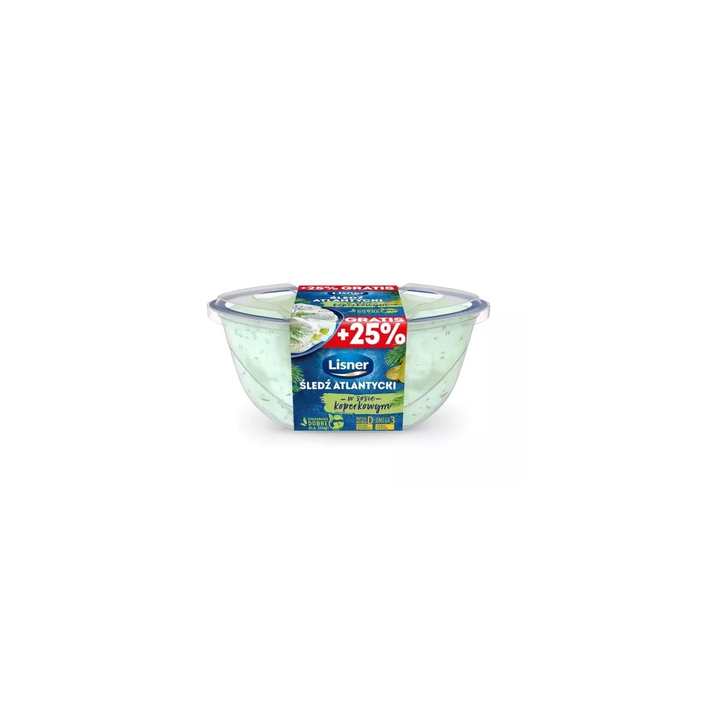 [rc03-01-00556-rc04-647] Filets de Hareng à la Sauce à l’Aneth Lisner 280 g