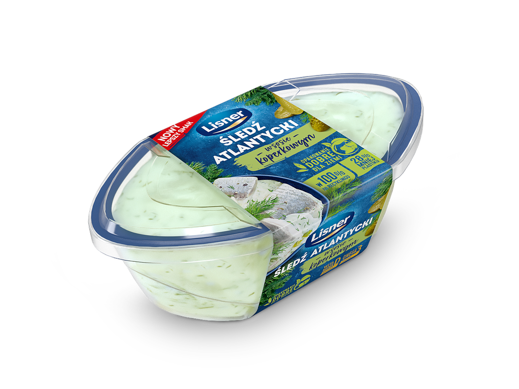 Filets de hareng Lisner dans une sauce à l'aneth 280 g